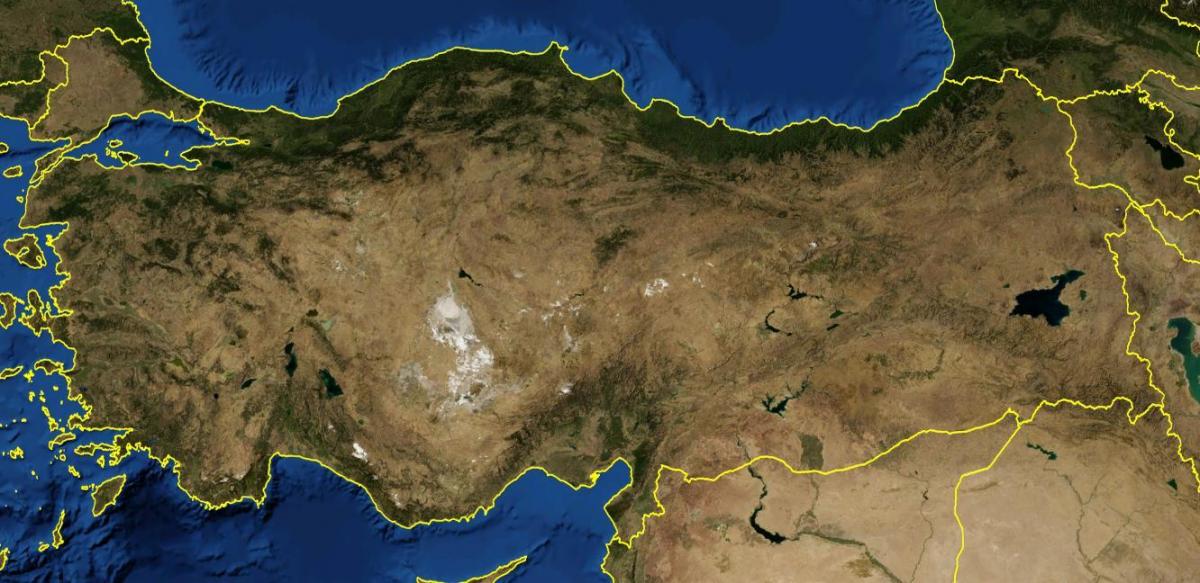 карта неба Турции
